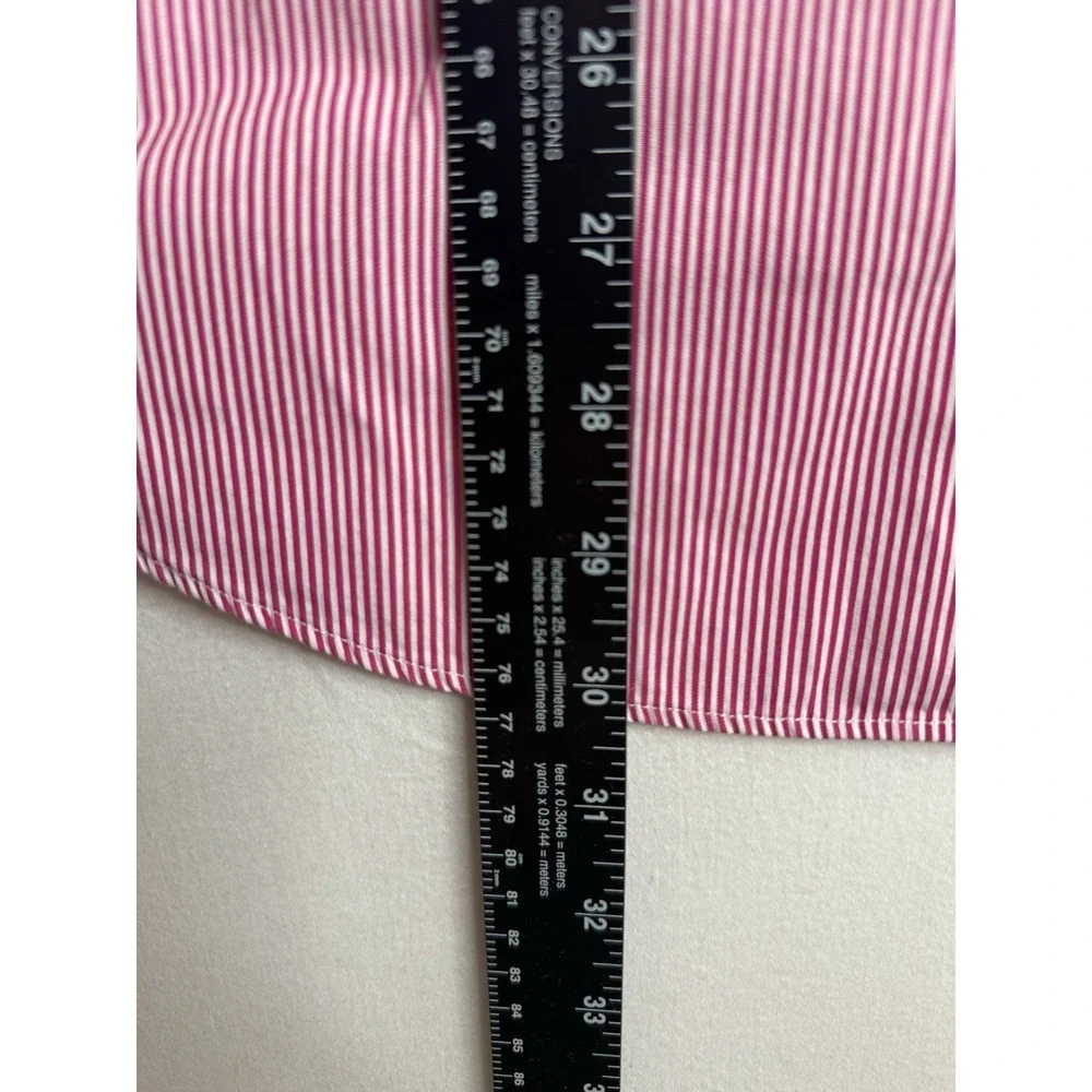 Polo Ralph Lauren Striped Button Down Shirt Red White Size XL Long Sleeve Preppy